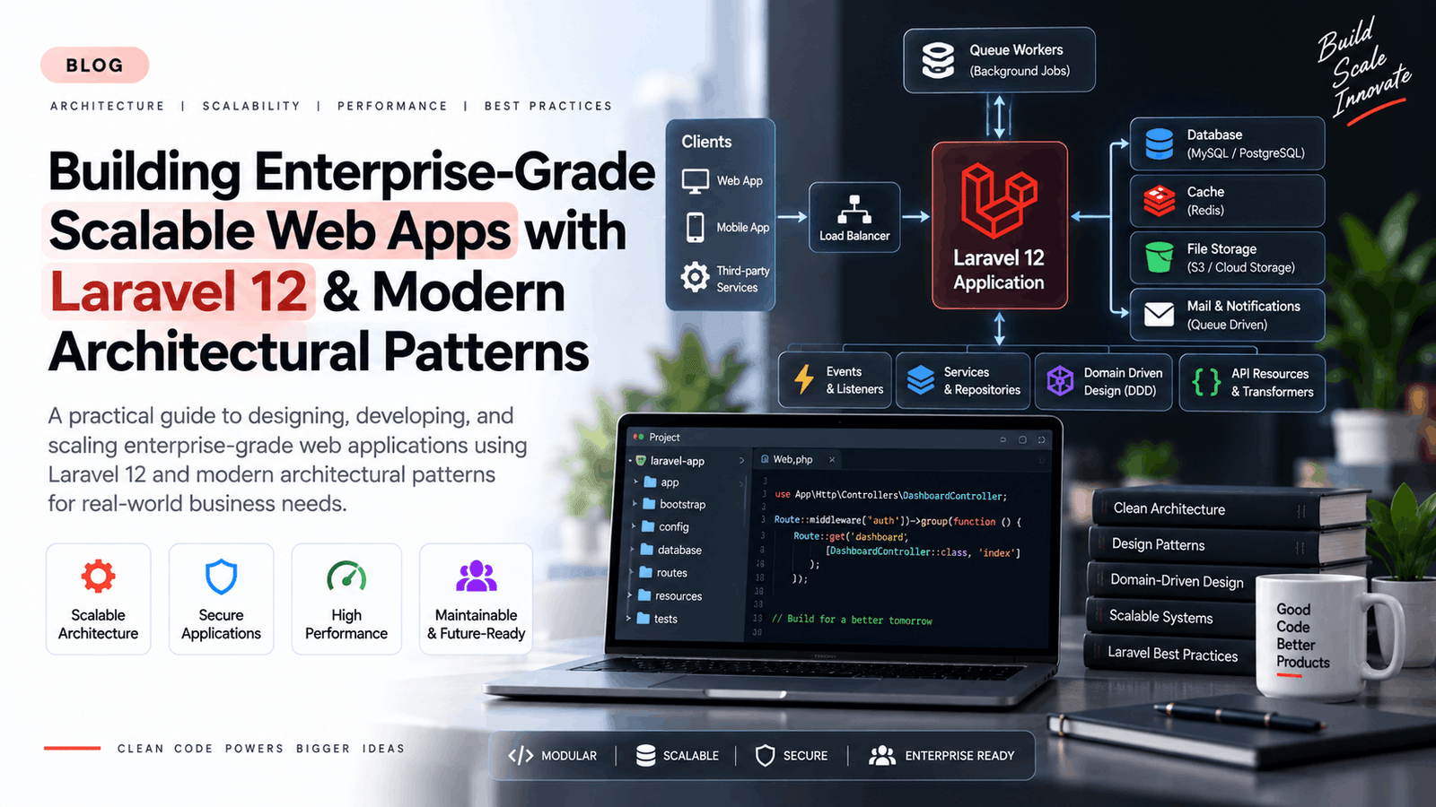 Building Enterprise-Grade Scalable Web Apps with Laravel 12 & Modern Architectural Patterns